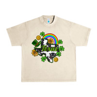Sandshell Texas map St. Patrick's Urban Heavy Tee - CowGirlArtShop