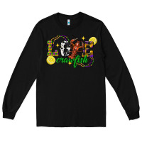 Black mardi gras love crawfish Long Sleeve Tee - FaDigitalArtStudio
