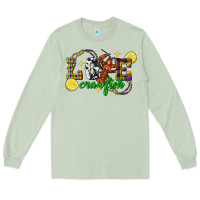 Matcha mardi gras love crawfish Long Sleeve Tee - FaDigitalArtStudio