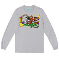 Moon Dust mardi gras love crawfish Long Sleeve Tee - FaDigitalArtStudio
