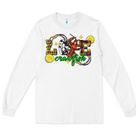 White mardi gras love crawfish Long Sleeve Tee - FaDigitalArtStudio