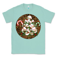 Seafoam Merry Christmas Baseball Classic Tee - RanaPortraitStore