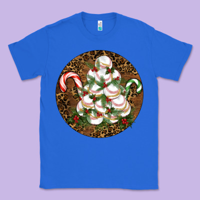 Merry Christmas Baseball Classic Tee Designed By Ranaportraitstore
