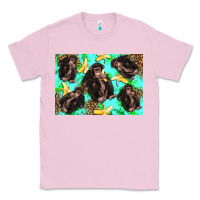 Bubblegum Pink Monkey bananas kid's bottle Classic Tee - Artiststas