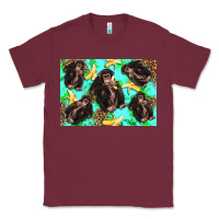 Burgundy Monkey bananas kid's bottle Classic Tee - Artiststas