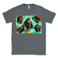 Charcoal Heather Monkey bananas kid's bottle Classic Tee - Artiststas