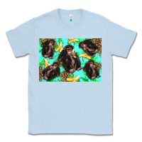 Dusty Blue Monkey bananas kid's bottle Classic Tee - Artiststas