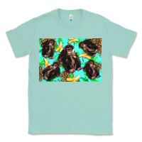 Seafoam Monkey bananas kid's bottle Classic Tee - Artiststas