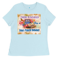 Baby Blue read book Ladies Tee - TumblerDesignByShophia