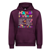 Mauve Wine mama it's okay Urban Hoodie - JahusDesignShop