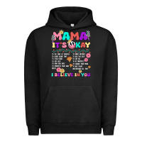 Pigment Black mama it's okay Urban Hoodie - JahusDesignShop