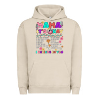 Pigment French Oak mama it's okay Urban Hoodie - JahusDesignShop