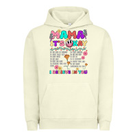 Pigment Pistachio mama it's okay Urban Hoodie - JahusDesignShop