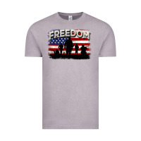 Vintage Zinc Freedom 4th of july Vintage Tee - CowGirlArtShop