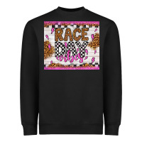 Black race day vibes Heavyweight Sweatshirt - Artiststas