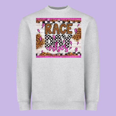 Race Day Vibes Heavyweight Sweatshirt Designed By Artiststas