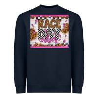 Navy race day vibes Heavyweight Sweatshirt - Artiststas