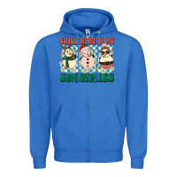 True Royal Chillin with my Snowmies Zipper Hoodie - BarkalooDesign