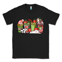Black Cow and strawberry coffee cups Classic Tee - HowdyJamesFarm