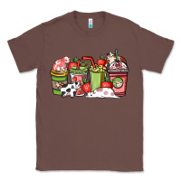 Chestnut Cow and strawberry coffee cups Classic Tee - HowdyJamesFarm