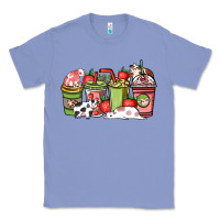 Colony Blue Cow and strawberry coffee cups Classic Tee - HowdyJamesFarm