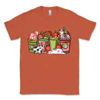 Copper Cow and strawberry coffee cups Classic Tee - HowdyJamesFarm