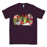 Plum Cow and strawberry coffee cups Classic Tee - HowdyJamesFarm