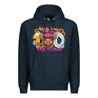 Navy Holy Cow 100 Days Of School Premium Hoodie - CowhideDigitalArt