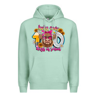 Seafoam Holy Cow 100 Days Of School Premium Hoodie - CowhideDigitalArt
