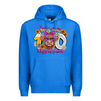 True Royal Holy Cow 100 Days Of School Premium Hoodie - CowhideDigitalArt