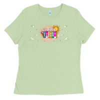 Matcha summer vibes with birds Ladies Tee - TumblerDesignByShophia