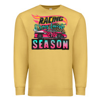 Antique Gold racing it's my favorite season sport car Premium Sweatshirt - AdoDesignShop
