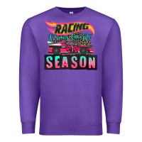 Purple racing it's my favorite season sport car Premium Sweatshirt - AdoDesignShop