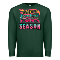 Sports Green racing it's my favorite season sport car Premium Sweatshirt - AdoDesignShop