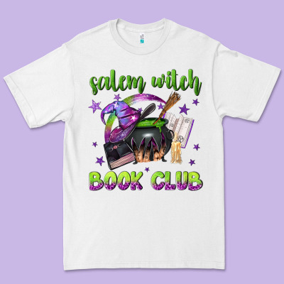 Salem Witch Book Club Premium Tee Designed By Nancycooperartshop