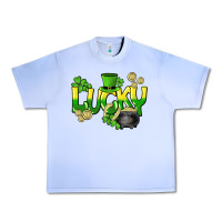 Grape Ice Lucky St. Patrick's Day Urban Heavy Tee - HowdyJamesFarm