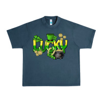 Midnight Navy Lucky St. Patrick's Day Urban Heavy Tee - HowdyJamesFarm
