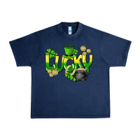 Navy Lucky St. Patrick's Day Urban Heavy Tee - HowdyJamesFarm