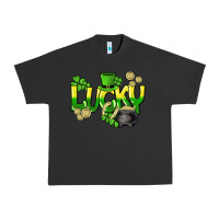 Pigment Black Lucky St. Patrick's Day Urban Heavy Tee - HowdyJamesFarm