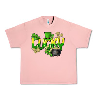 Salmon Lucky St. Patrick's Day Urban Heavy Tee - HowdyJamesFarm