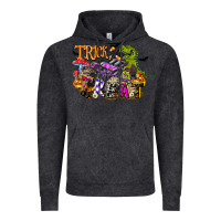 Vintage Black trick rawr treat Vintage Hoodie - FaDigitalArtStudio