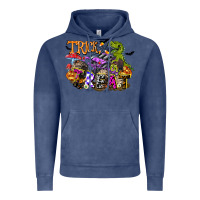 Vintage Denim trick rawr treat Vintage Hoodie - FaDigitalArtStudio