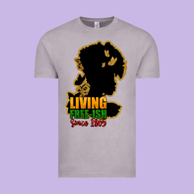 Living Free-ish Since 1865 Vintage Tee Designed By Howdyjamesfarm