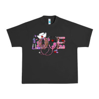 Pigment Black valentines day nurse love Urban Heavy Tee - RanaPortraitStore