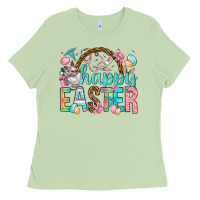 Matcha Happy Easter Nurse Easter Day Ladies Tee - HowdyJamesFarm