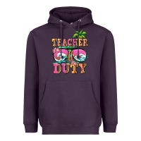 Plum teacher off duty Heavyweight Hoodie - AdoDesignShop