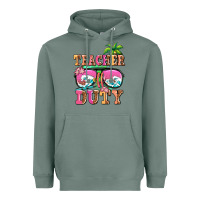 Sage teacher off duty Heavyweight Hoodie - AdoDesignShop