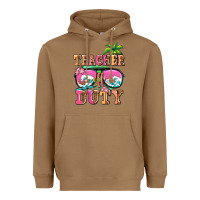 Toasted Coconut teacher off duty Heavyweight Hoodie - AdoDesignShop