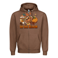 Chestnut tis the season football Zipper Hoodie - BarkalooDesign