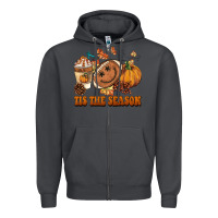 Smoke tis the season football Zipper Hoodie - BarkalooDesign